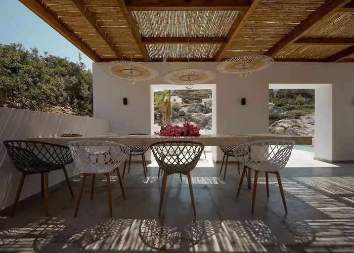 Villa Mikri Sorriso - - Pool & Jacuzzi Mikri Vigla